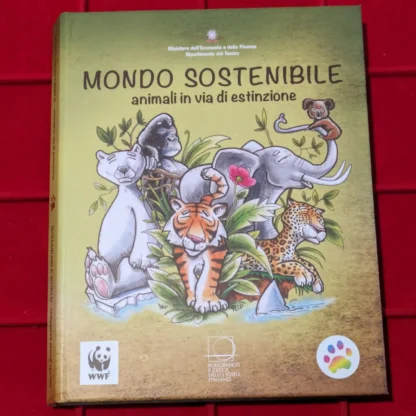 Cofanetto Mondo Sostenibile + 5 euro orso Polare e Giaguaro