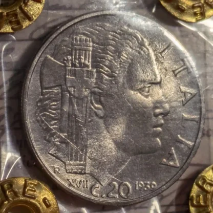 20 Centesimi Impero 1939 Magnetica FDC *Periziati*