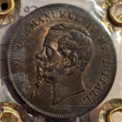 5 Centesimi 1861 M qFDC *Periziato*