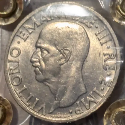 1 Lira Impero 1936 qFDC -RARA- *Periziata* - immagine 2