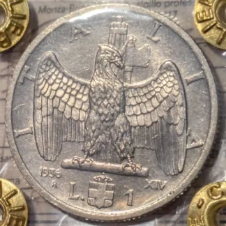1 Lira Impero 1936 qFDC -RARA- *Periziata*