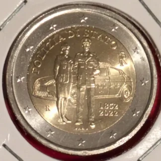 2 Euro Polizia 2022 Italia FDC