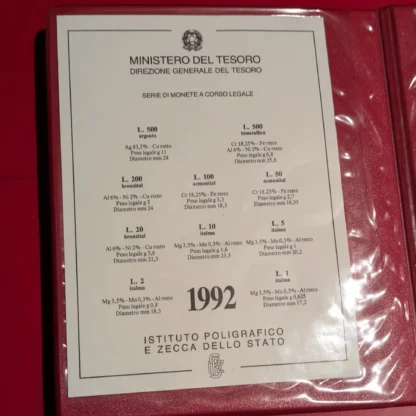 Serie Divisionale 1992 - immagine 3