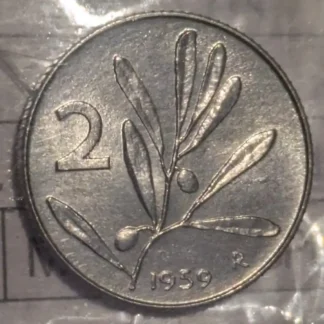 2 Lire Ulivo 1959 FDC