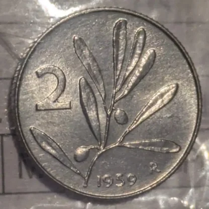 2 Lire Ulivo 1959 FDC