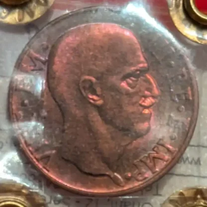 5 Centesimi Impero 1938 FDC Rame Rosso Fuoco -Periziato- - immagine 2