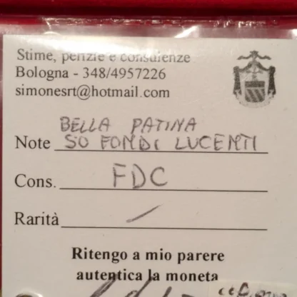 10 Lire Impero 1936 FDC *Periziato* - immagine 3