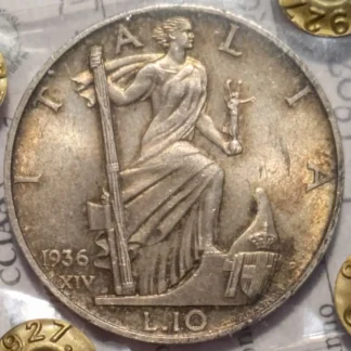 10 Lire Impero 1936 FDC *Periziato*