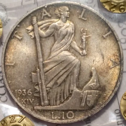 10 Lire Impero 1936 FDC *Periziato*