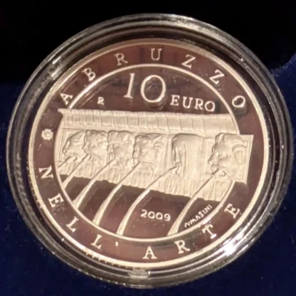 10 Euro 2009 L'Aquila Proof - immagine 4