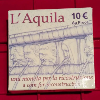 10 Euro 2009 L'Aquila Proof - immagine 2