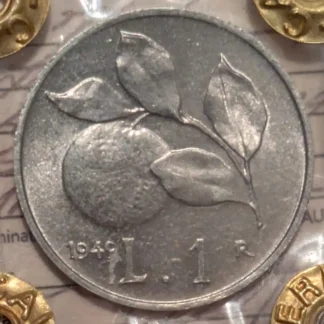 1 Lira Arancia 1949 FDC *Periziata*