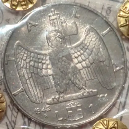 1 Lira Impero 1942 FDC -Periziato-