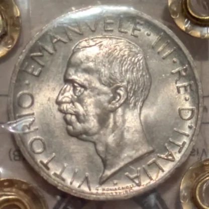 5 Lire Aquilotto 1930 FDC Eccezionale *Periziato* - immagine 2