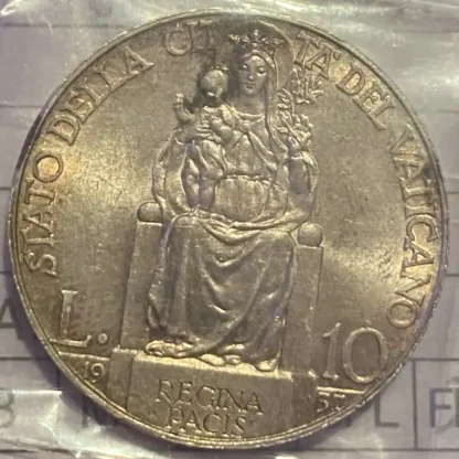 10 Lire 1937 Pio XI Vaticano FDC - immagine 2