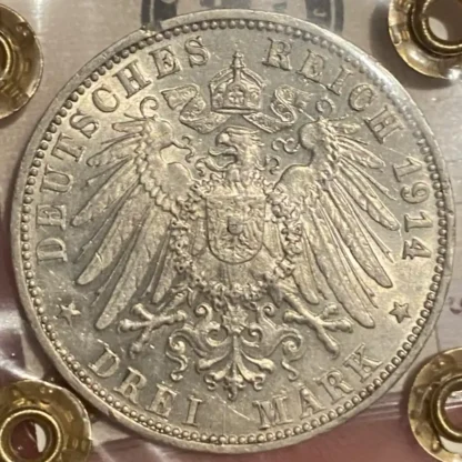 3 Marchi 1914 f -Germania- SPL/SPL+ *Periziata*