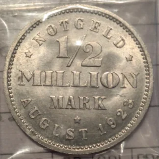 1/2 Milione di Marchi 1923 -Germania- FDC
