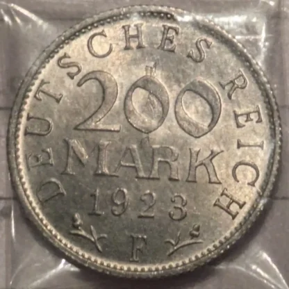 200 Marchi 1923 f -Germania- FDC
