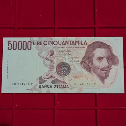 50.000 Lire Bernini 1^ Tipo FDS