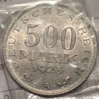 500 Marchi 1923 a -Germania- FDC