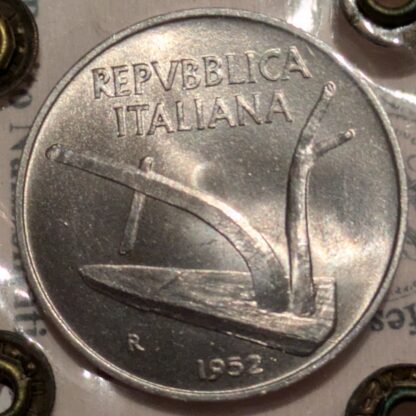 10 Lire Spighe 1952 FDC *Periziata* - immagine 2