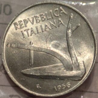 10 Lire Spighe 1956 FDC