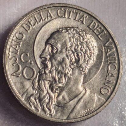 20 Centesimi 1933/34 Pio XI - FDC - immagine 2