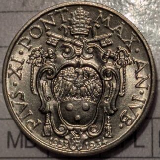 20 Centesimi 1933/34 Pio XI - FDC
