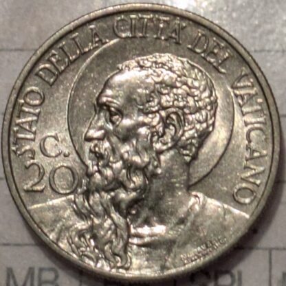 20 Centesimi 1939 Pio XII - FDC - immagine 2