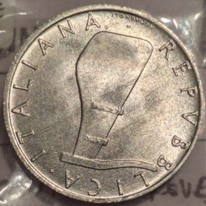 5 Lire Delfino 1989 Timone Rovesciato FDC - immagine 2
