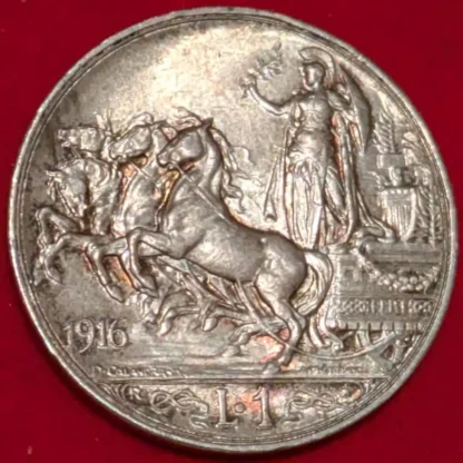 1 Lira Quadriga Briosa 1916 *RARA* FDC