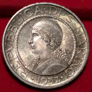 5 Lire 1937 San Marino FDC