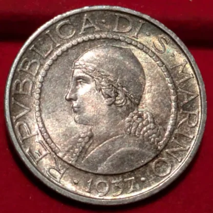 5 Lire 1937 San Marino FDC