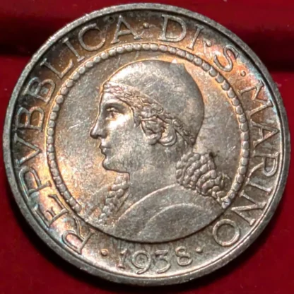 5 Lire 1938 San Marino FDC - immagine 2