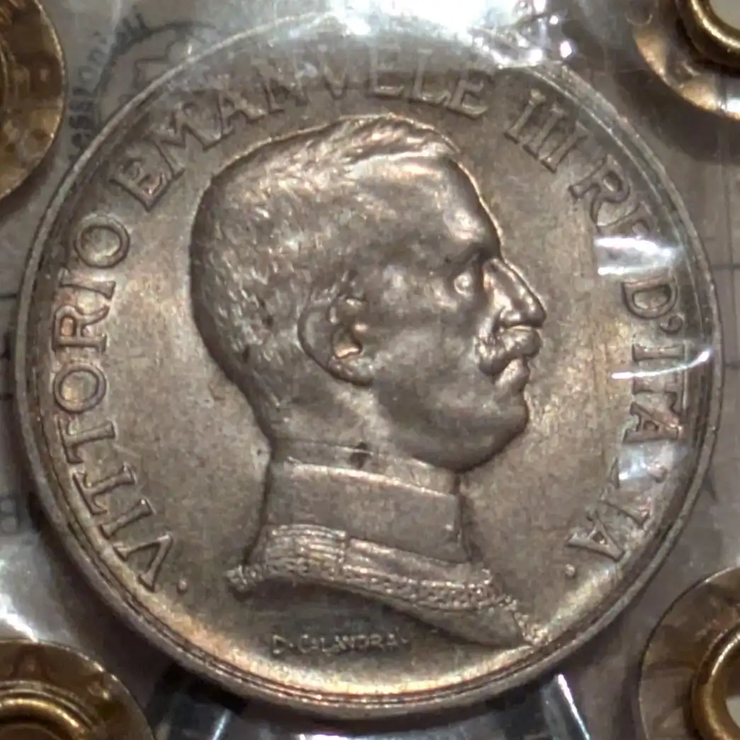 1 Lira Quadriga Briosa 1916 FDC -RARA- Periziata - immagine 2