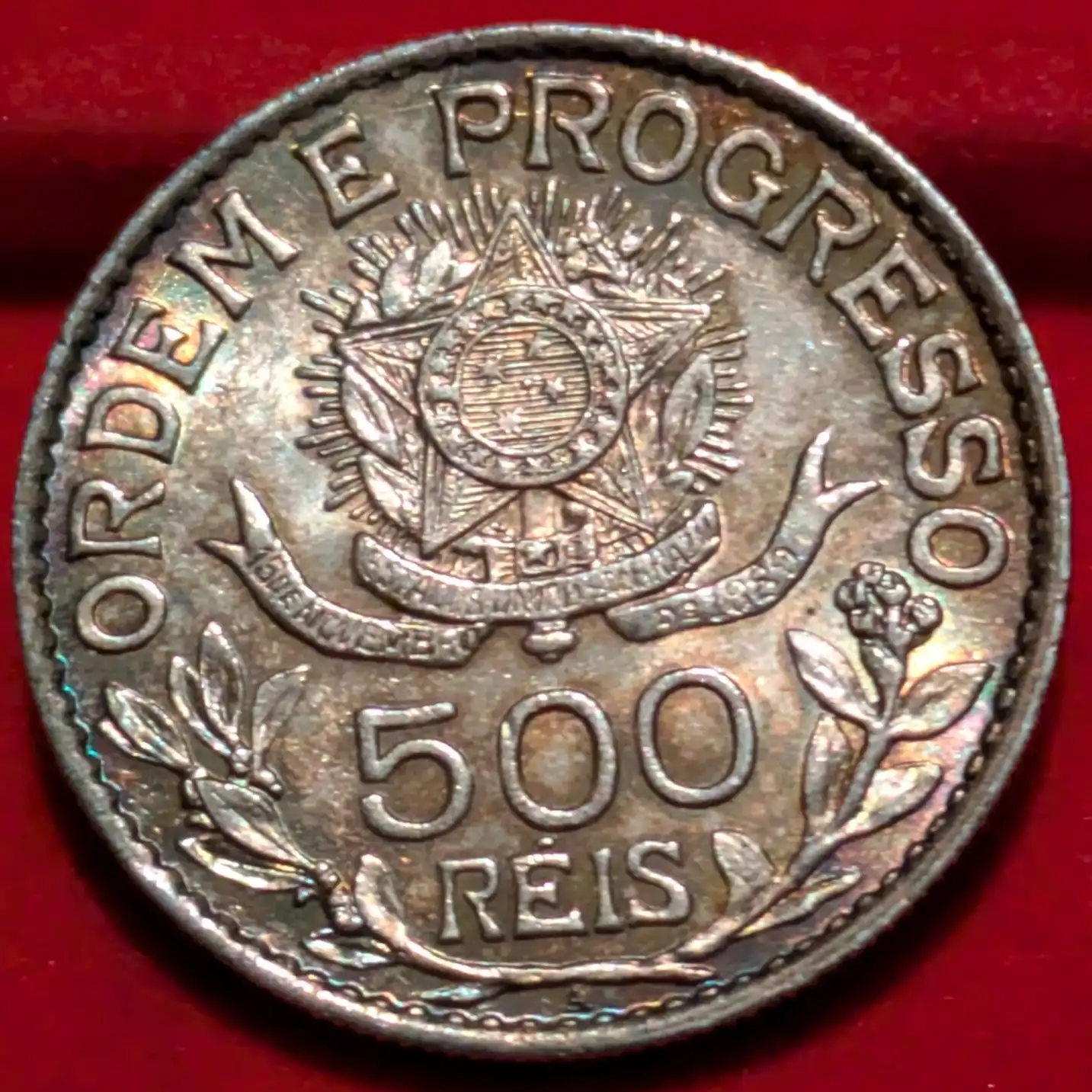 500 Reis 1913 Brasile FDC -Bella Patina- - immagine 2