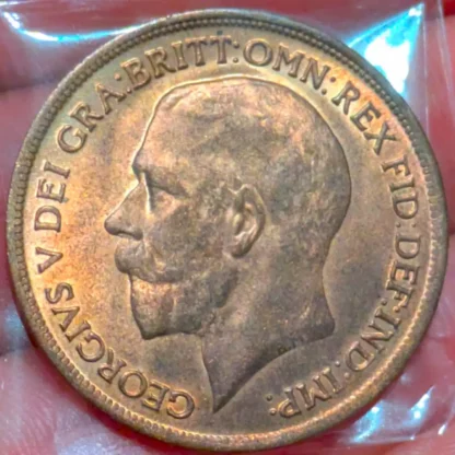 1 Penny 1919 Regno Unito FDC RAME ROSSO - immagine 2