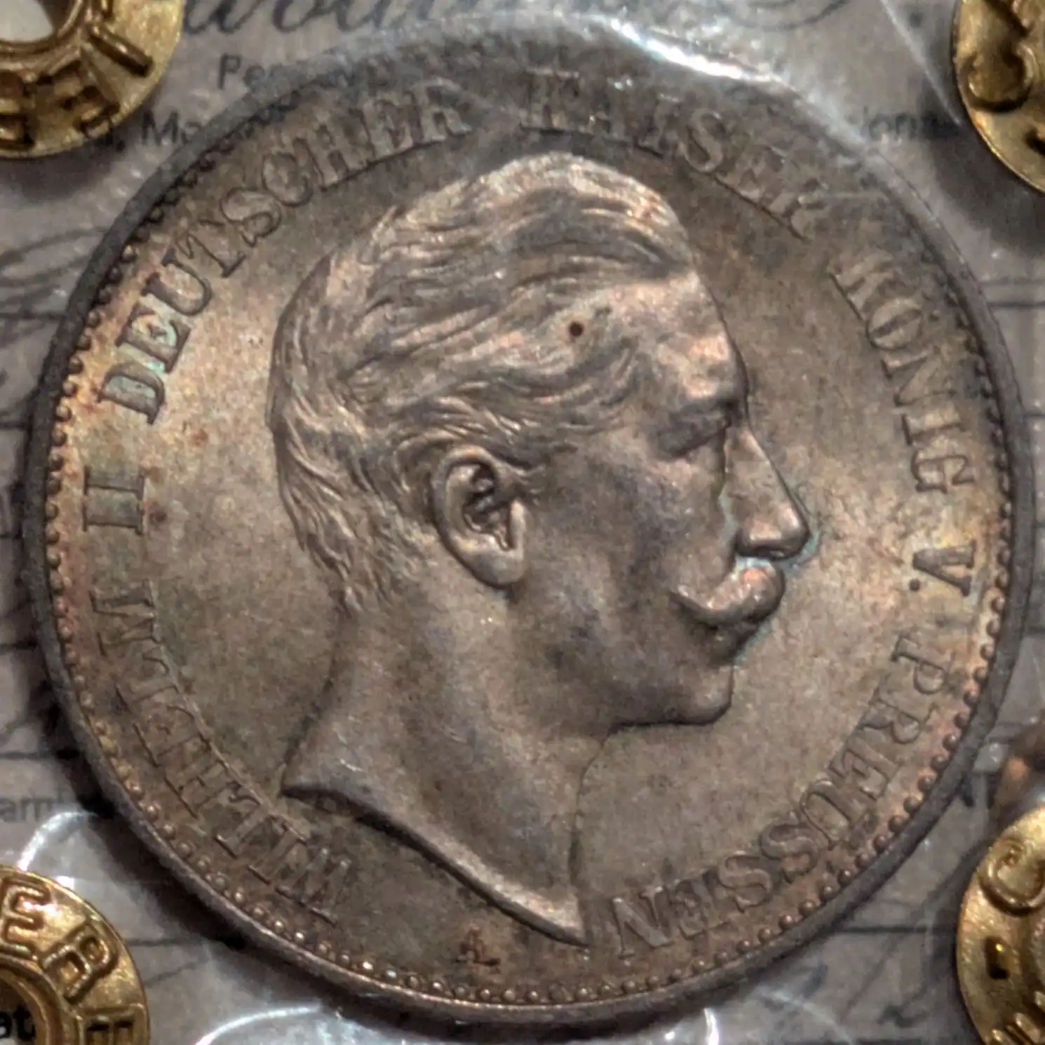 2 Marchi 1896 Germania Prussia Guglielmo II FDC *Periziata* - immagine 2