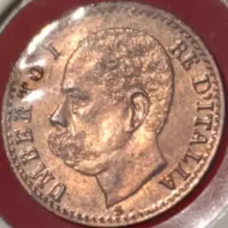 1 Centesimo 1895 Umberto I FDC *Rame Rosso*