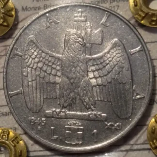 1 Lira 1943 Impero RARA SPL-FDC * Periziata*