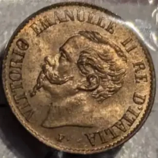 1 Centesimo 1861 m FDC *Rame Rosso*